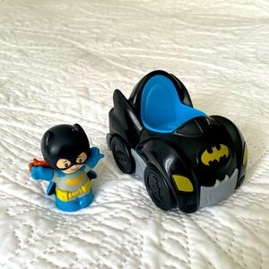 Fisher-Price Little People DC Super Friends Deluxe Batcave: Batgirl and Car ONLY
